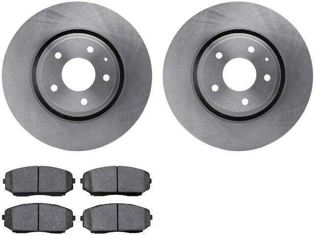 Front Brake Pad and Rotor Kit for Mazda CX-5 Turbocharged (2019)