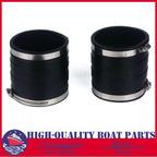 2X Exhaust Bellows for OMC Sterndrive Cobra Volvo Penta (3852696, 18-2779, 89224)