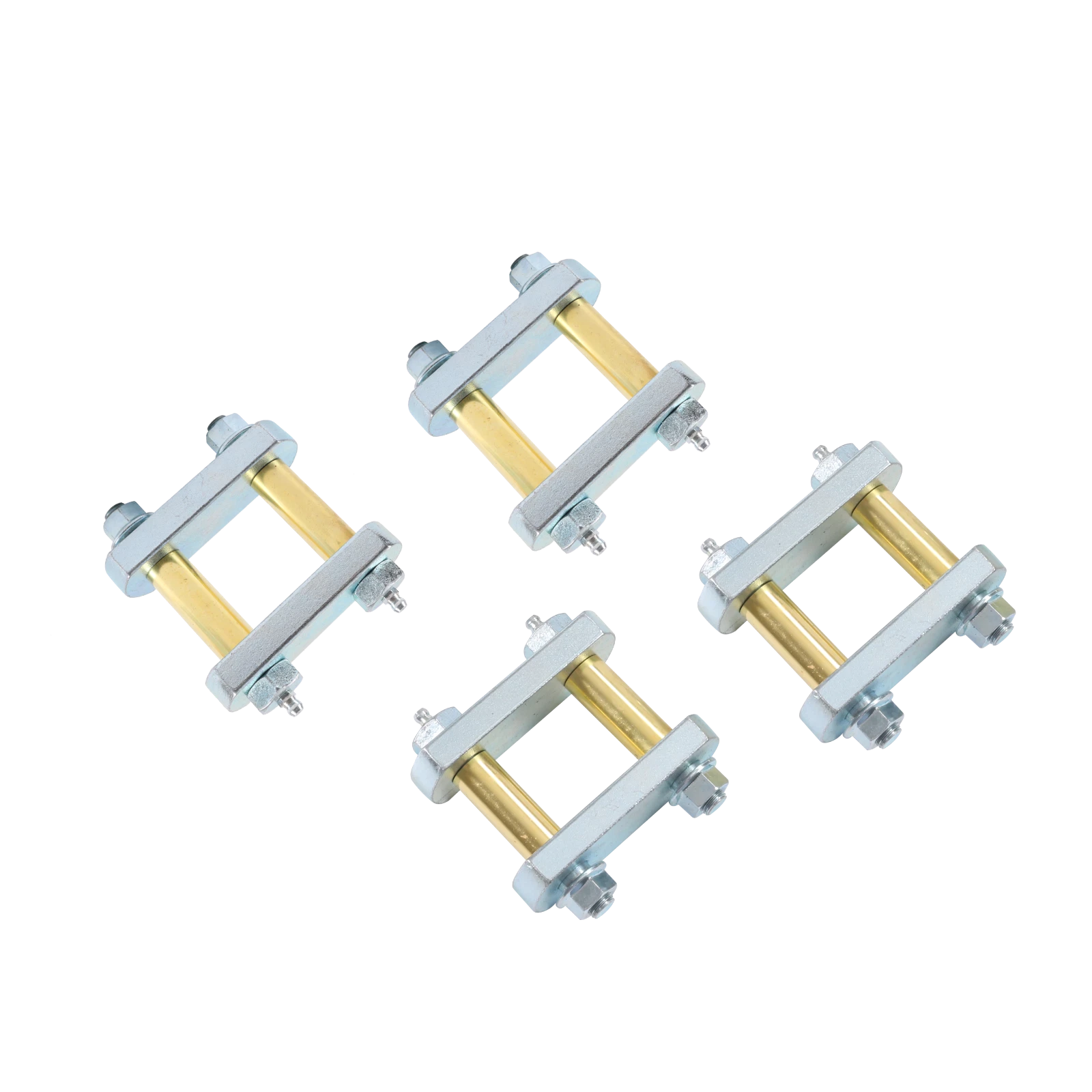 Heavy Duty Greasable Shackle Link Kit for Tandem Axle Trailer Truck