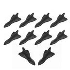 10Pcs Vortex Generator Diffuser Shark Fin Set for Wing Spoiler
