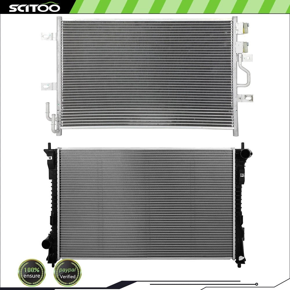 Radiator and A/C Condenser Kit for Ford Taurus (2015–2019) 3.5L V6