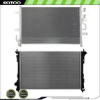 Radiator and A/C Condenser Kit for Ford Taurus (2015–2019) 3.5L V6