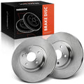 2X Front Disc Brake Rotors for Subaru Impreza (1998–2016)
