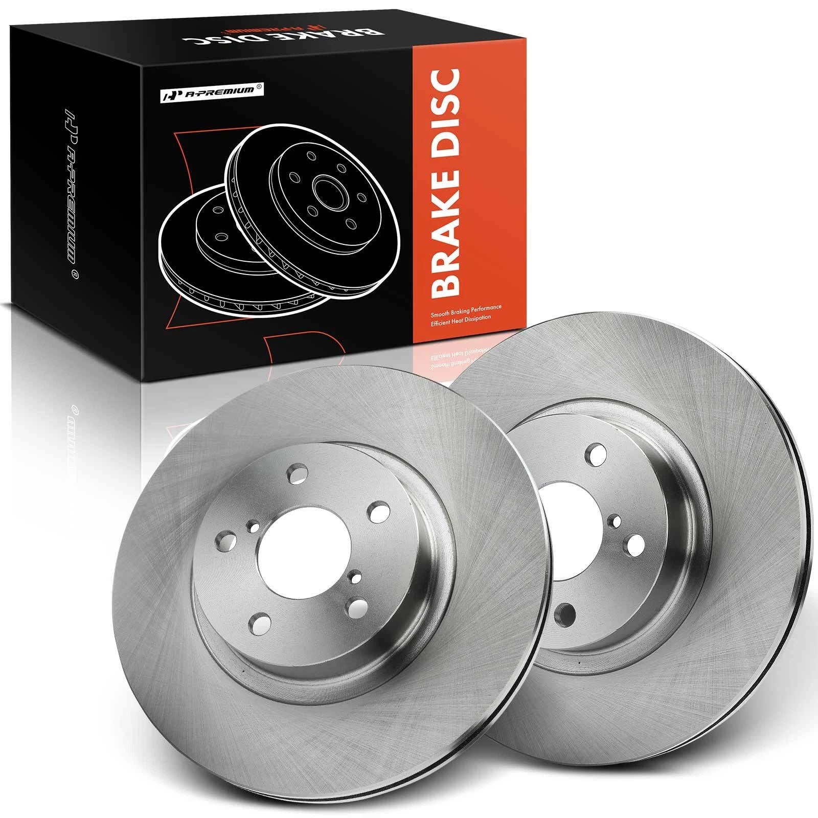 2X Front Disc Brake Rotors for Subaru Impreza (1998–2016)