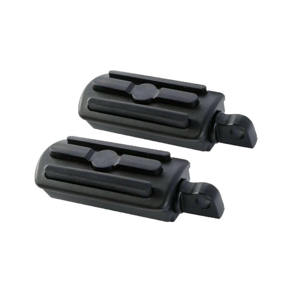 Matte Black Male Mount Footpegs for Harley Road Glide Ultra Limited (2015–2023)