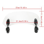 Adjustable Clip-on Windscreen Extender for Universal Motorcycle