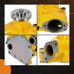 Cooling Water Pump for Komatsu Bulldozer D20-6 D21-6 (4D95S-W-1F-PL, 6204-61-1300)