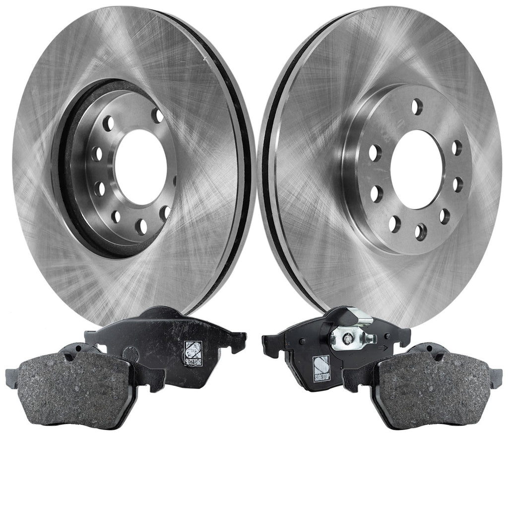 Brake Disc Rotors and Pads Kit for Saab 9-5 900 (1997)