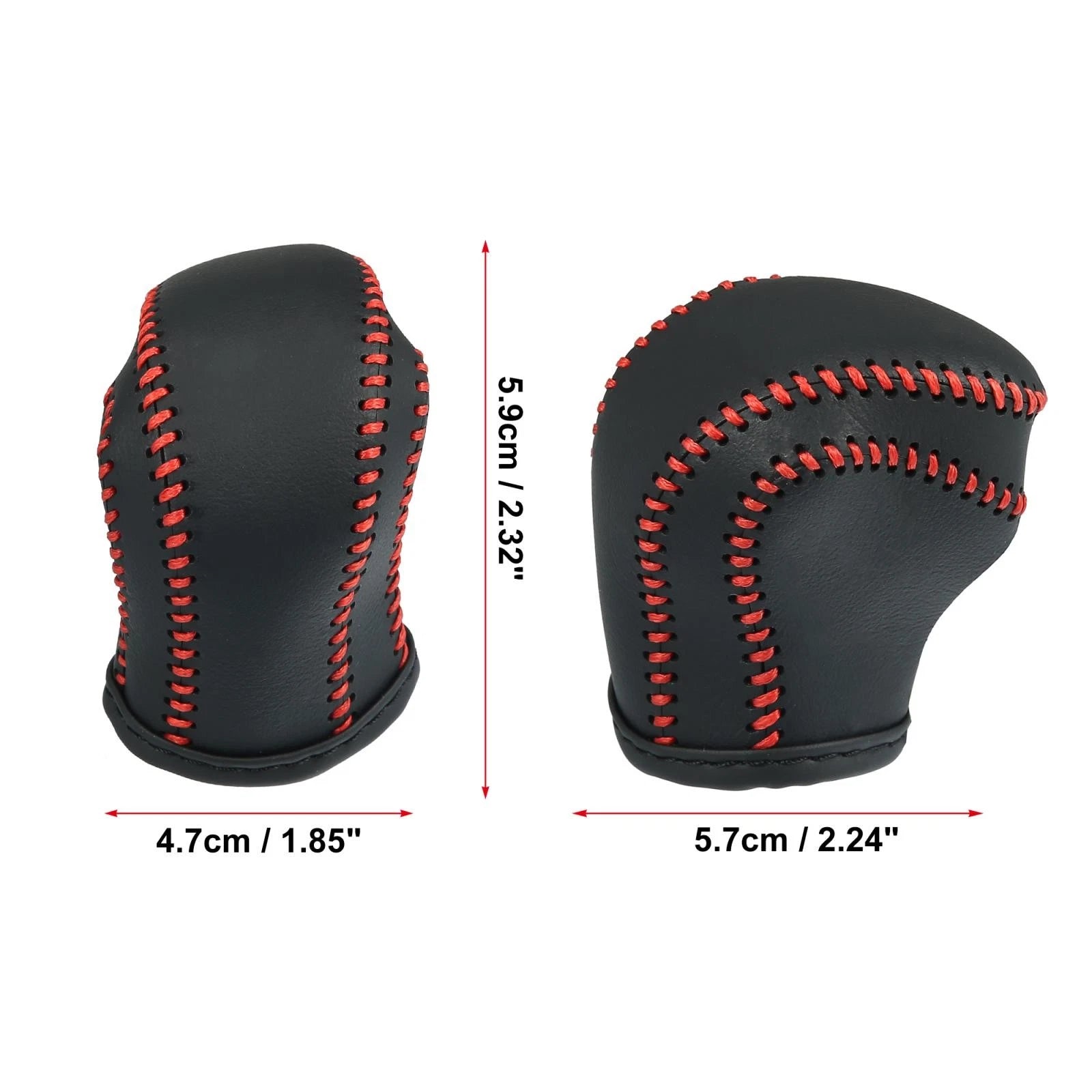 Gear Shift Knob Cover Protector for Toyota C-HR (2017–2021) Red Thread