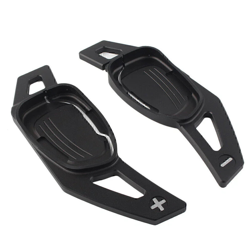 Aluminum Black Shift Paddle Extensions for Audi A5/S5/SQ5 (2016)