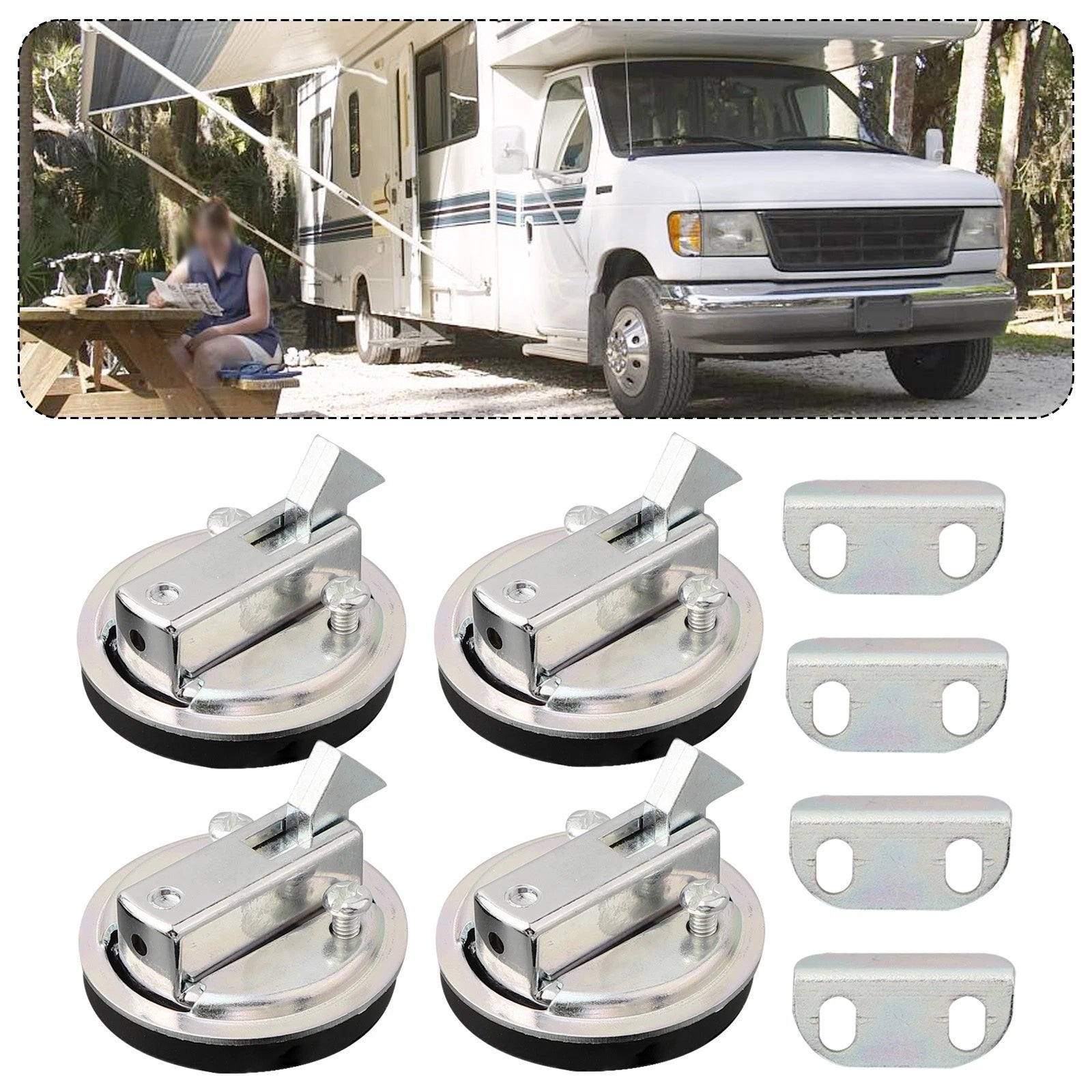 Flush Mount Hatch Slam Latch for Marine Boats (Versatile, Reliable)