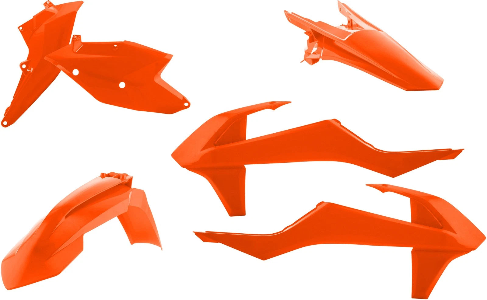 Acerbis Full Plastic Kit for KTM 125 SX & 150 SX (2016–2018) - Orange