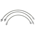 Extended Braided Brake Hose Set for Cruiser w/ ABS 80 Series (1992���1998)