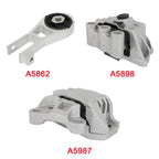 3X Engine Motor Transmission Mount for Jeep Compass (2017–2021) ED6