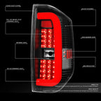 3D LED Tube Bar Tail Brake Light Reverse Lamps for Toyota Tundra (2014–2021)