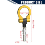 Tow Hook Screw for Mazda 3 (2004–2023) - Gold Tone Round Bumper Ring