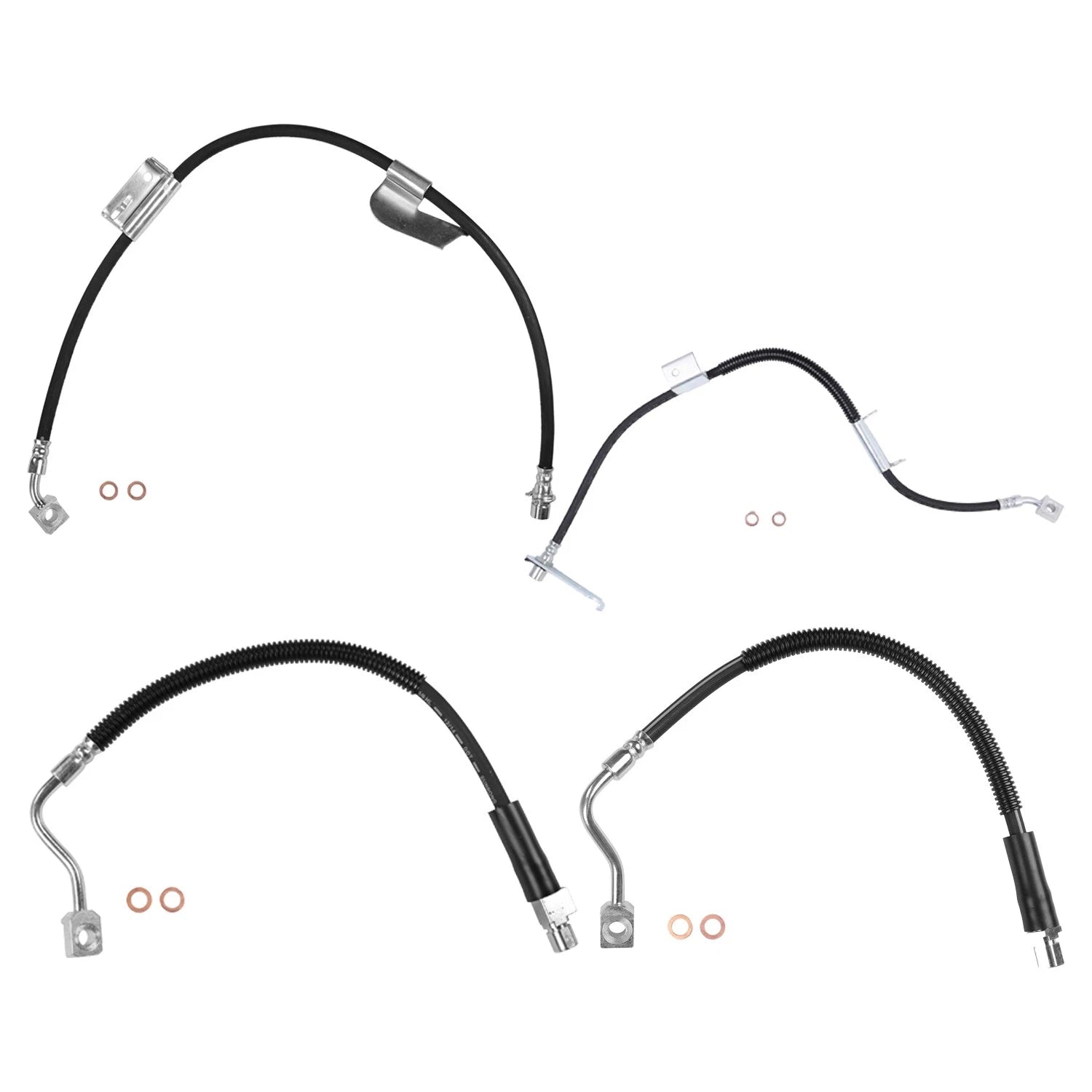 Sunsong 4X Brake Hydraulic Hose Kit for Savana 2500 (2003)