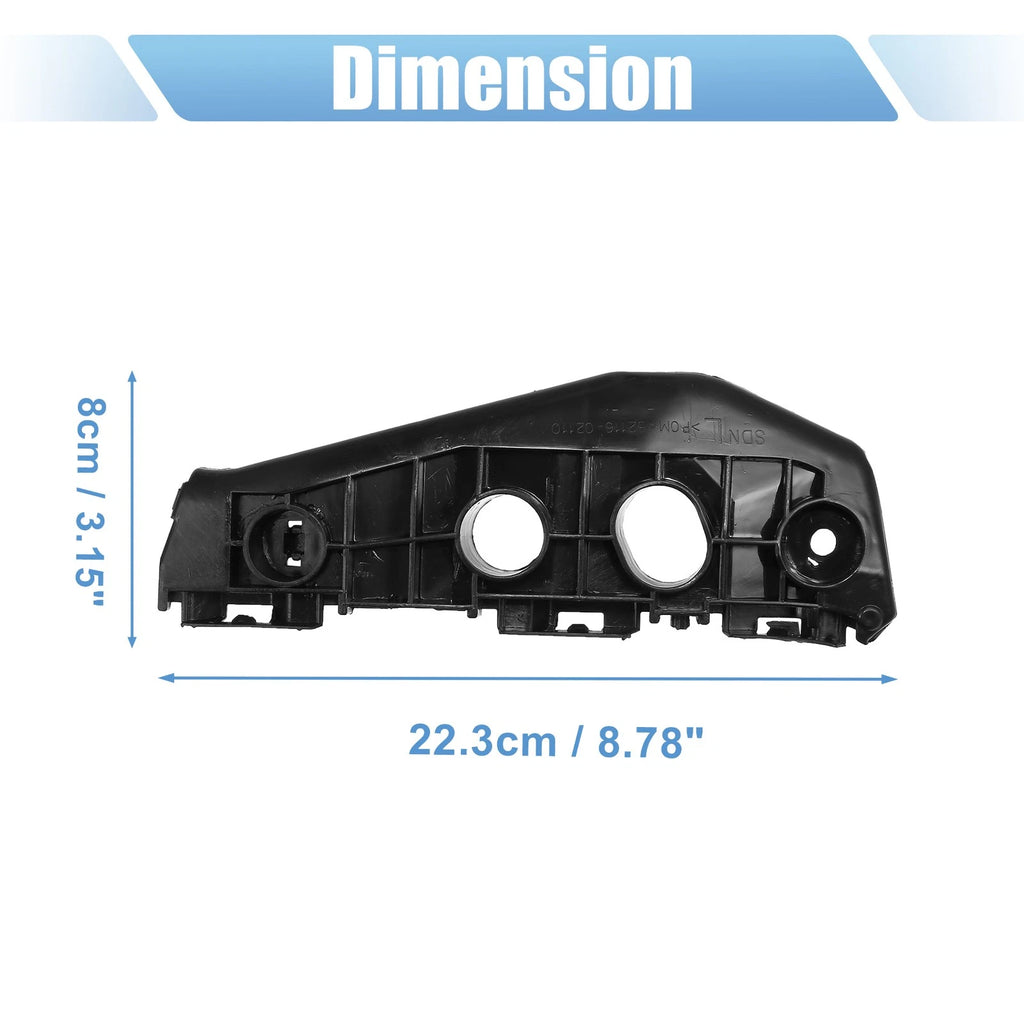 1 Pair Front Bumper Mounting Support Bracket 5211502130 for Toyota Corolla (2009–2011)