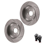 Rear Brake Rotors Set for Acura RDX (2007–2018) Honda CR-V (2005–2016)