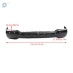 Black Split Front Bumper for GMC Sierra 1500/2500/3500 (1999–2002) Yukon (2000–2006)