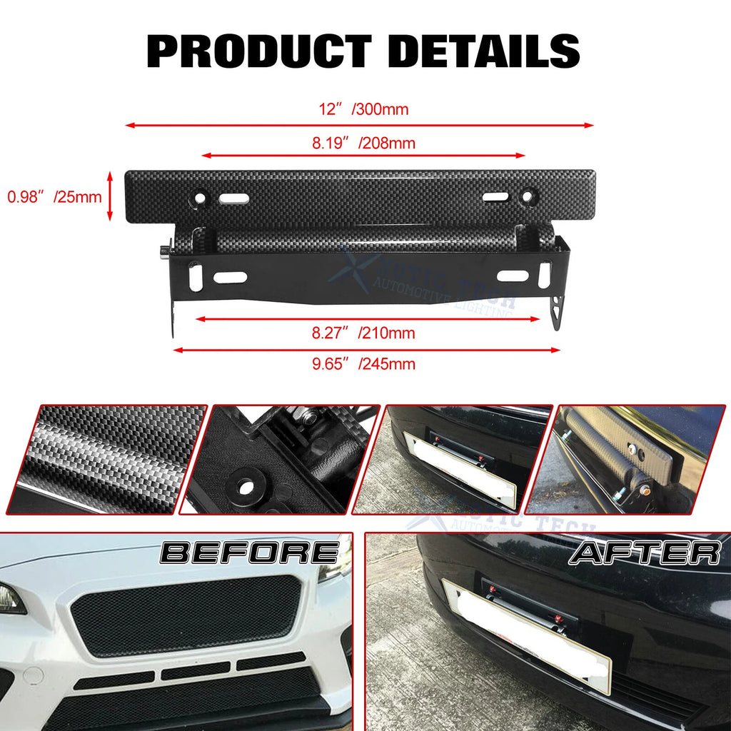 Front License Plate Mount Bracket for Universal Car (Universal, Universal)