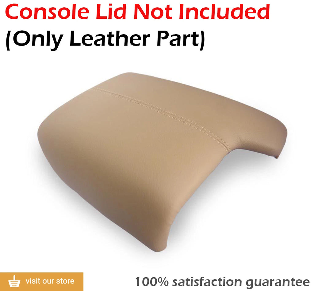 Center Console Armrest Cover for Honda Accord (2013–2017) Beige Leather