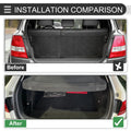 Rear Parcel Shelf Boot Load Cover for Honda Fit (2015-2020) Black Cargo Cover