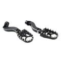 Black Rear Passenger Pedals Mount Kit for Harley Touring Electra Glide (1993-2024)