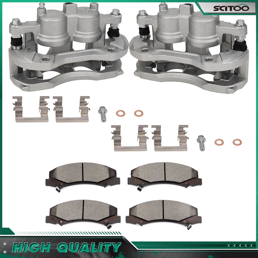 Front Brake Calipers with Ceramic Pads Kit for Chevrolet Monte Carlo (2006–2007)