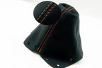 Leather Manual Shift Boot Cover for Nissan 300ZX (1990–1996) Orange Stitch