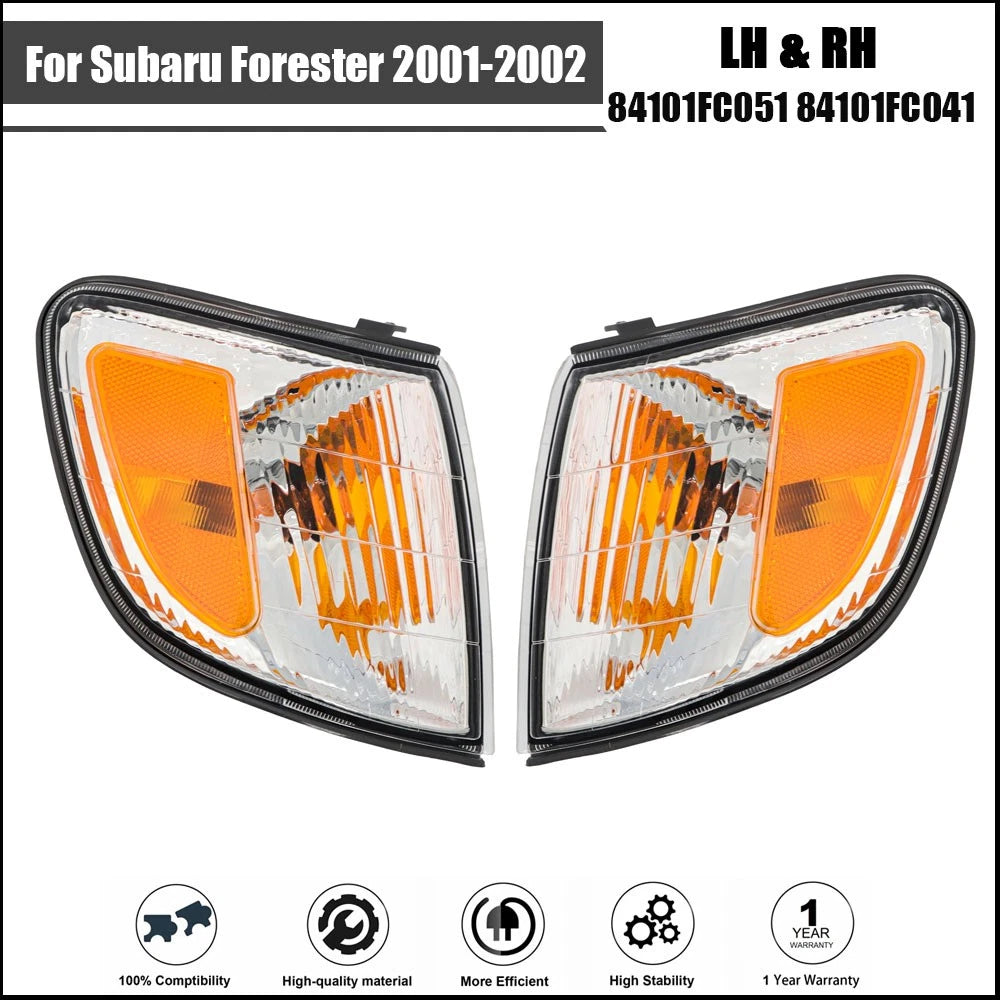 Corner Light Set for Subaru Forester (2001–2002) Incandescent with Bulbs