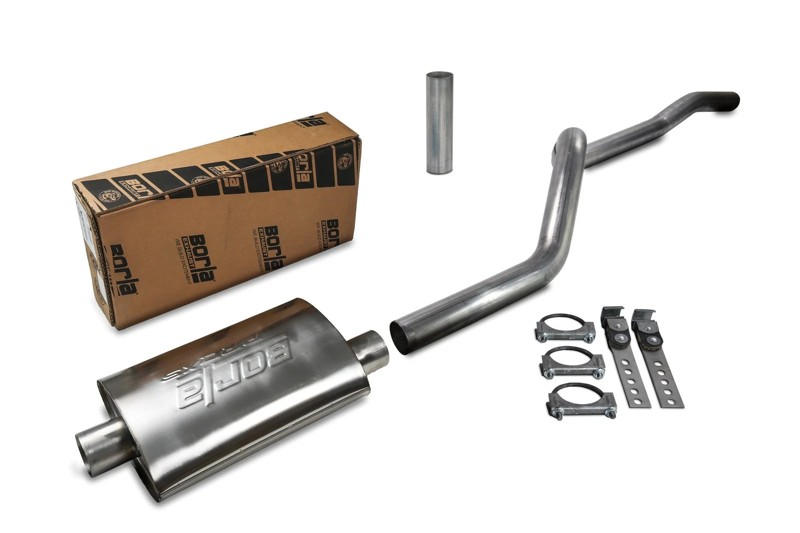 2.5" Aluminized Exhaust Kit with Borla Muffler for Jeep Cherokee XJ (1984–2001)