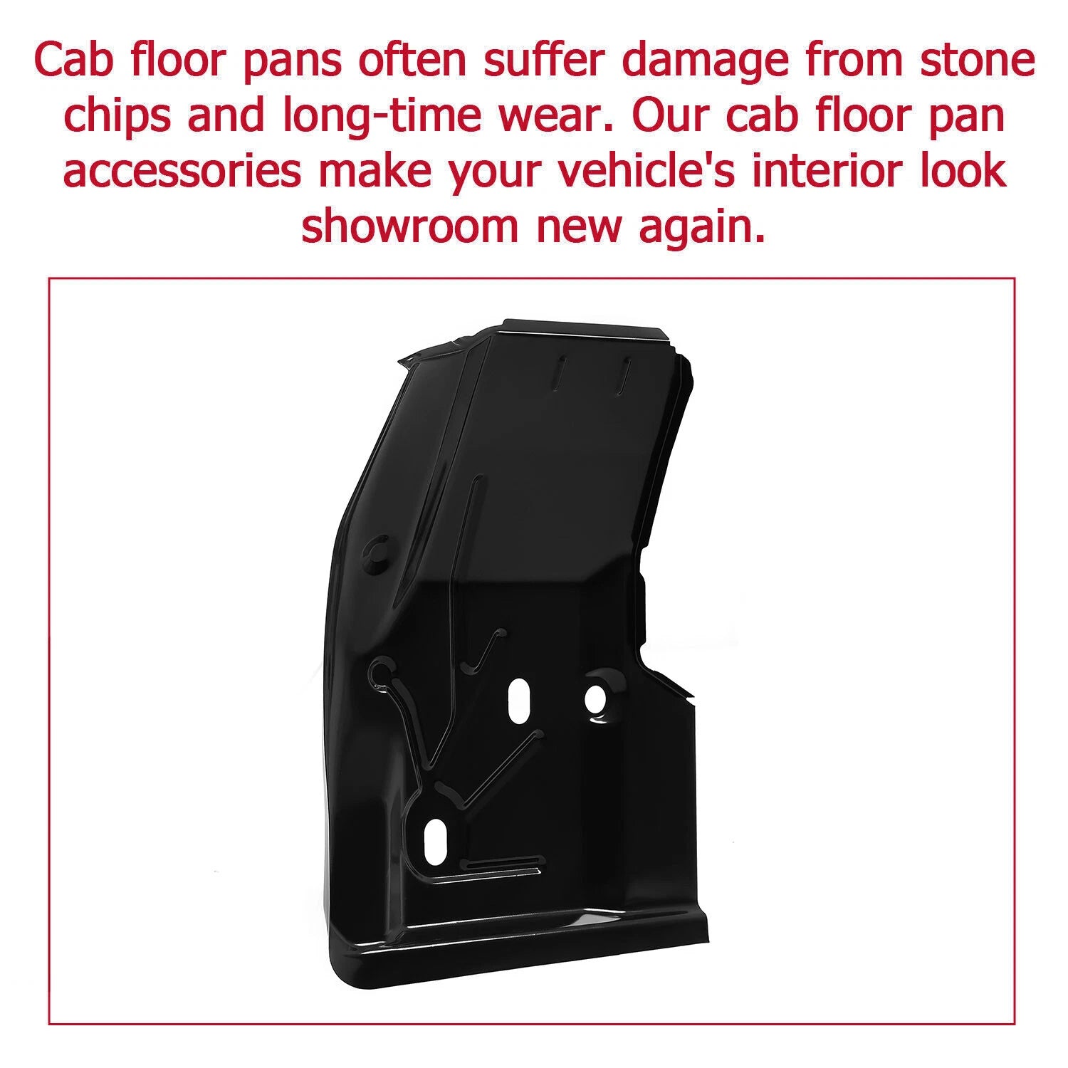 Front Floor Pan for Jeep Wrangler TJ 2 Door (1997–2006) Black