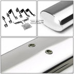 4" Oval Chrome Side Step Nerf Bars for GMC Sierra Crew Cab (1999–2014)