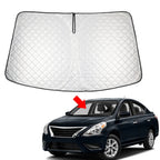 Foldable Windshield Sun Shade for Nissan Versa (2012–2018)