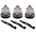 Deck Spindles & Blades Set for Cub Cadet (618-04126, 618-04126A, 918-04125)