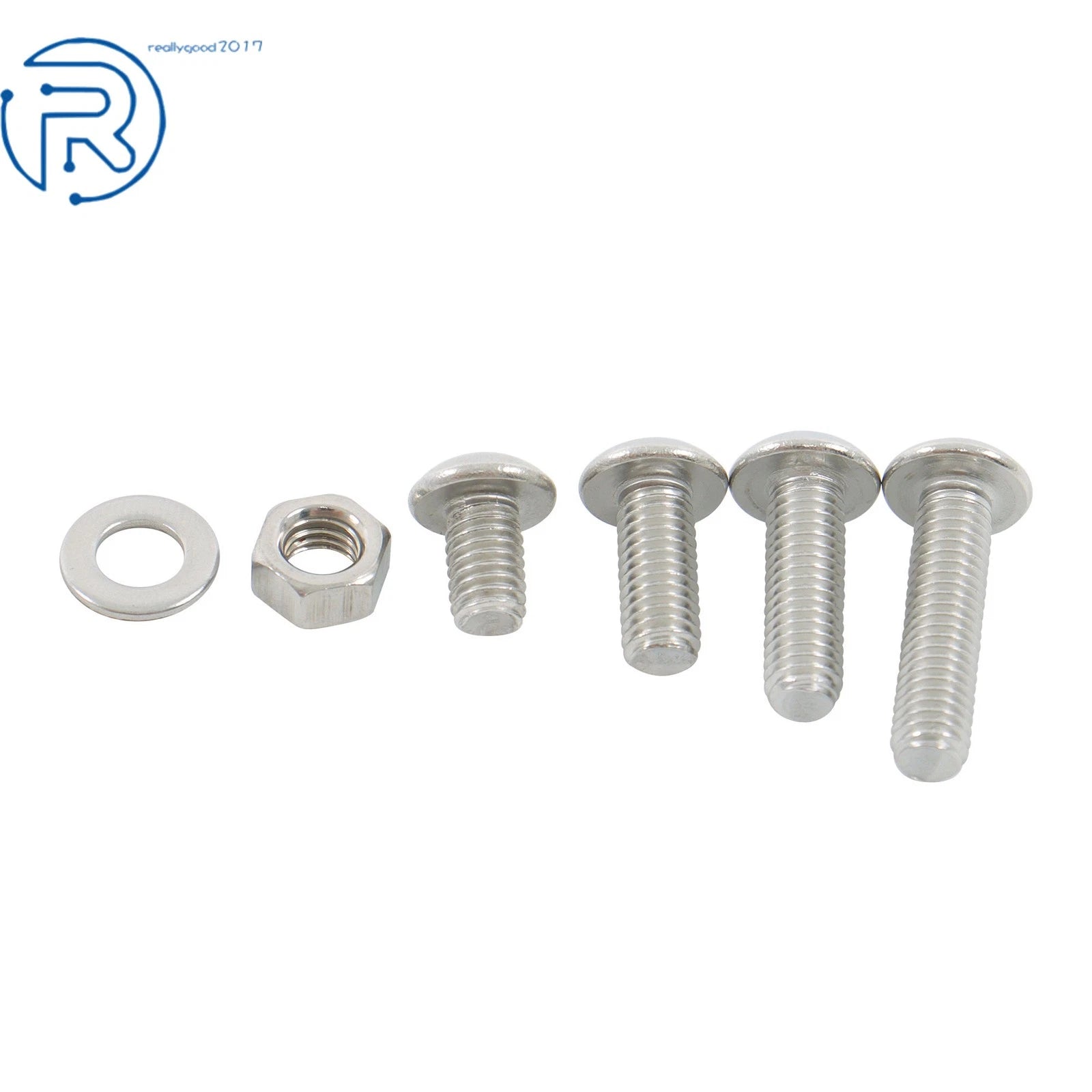 Set of 600 Stainless Steel Bolts and Nuts for Locks