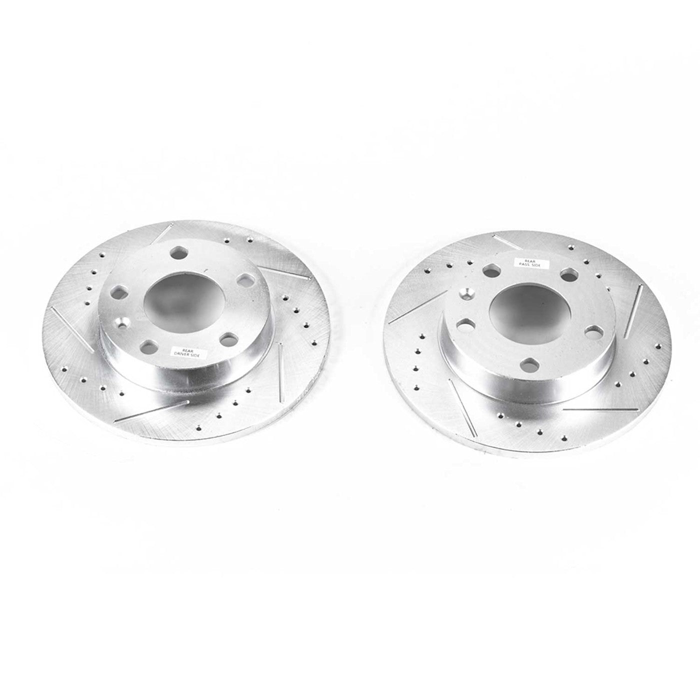 Set of 2 Powerstop Brake Discs for Audi A4 Quattro (2002–2005)