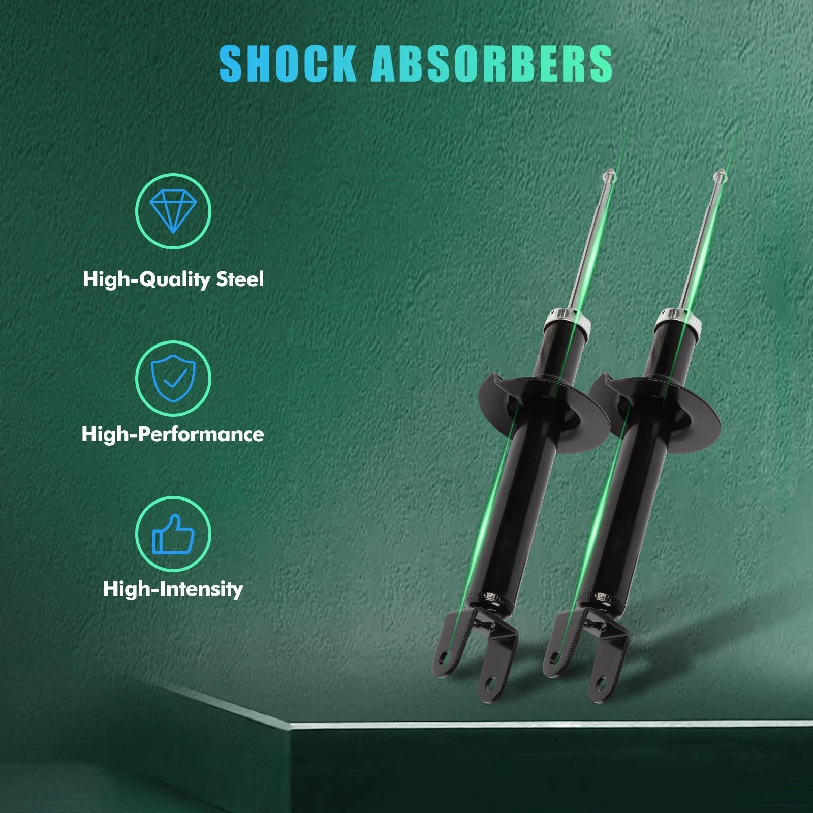 Set of 2 Rear Struts for Honda Accord (2008–2014)
