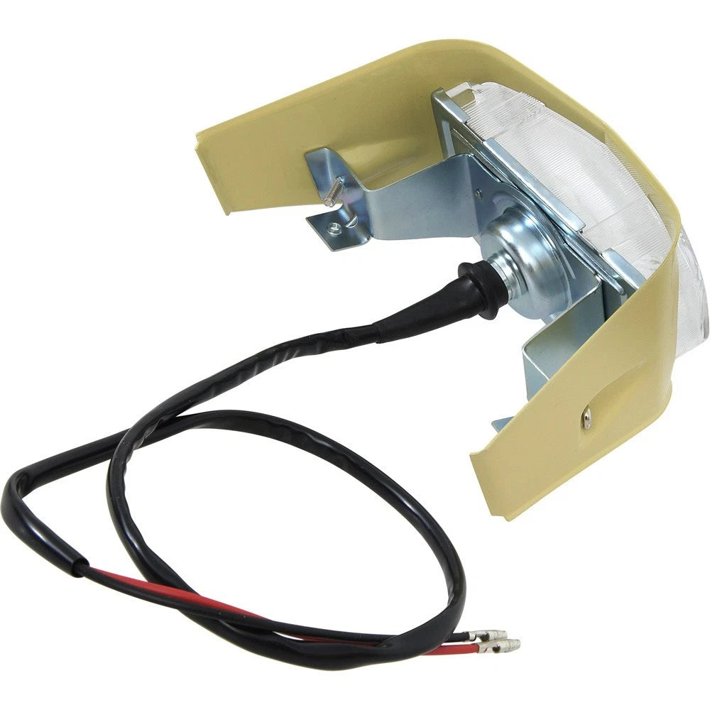 Pair Cream Parking Light Turn Signal Assemblies for 1956 Ford F-100 (1956–1956)