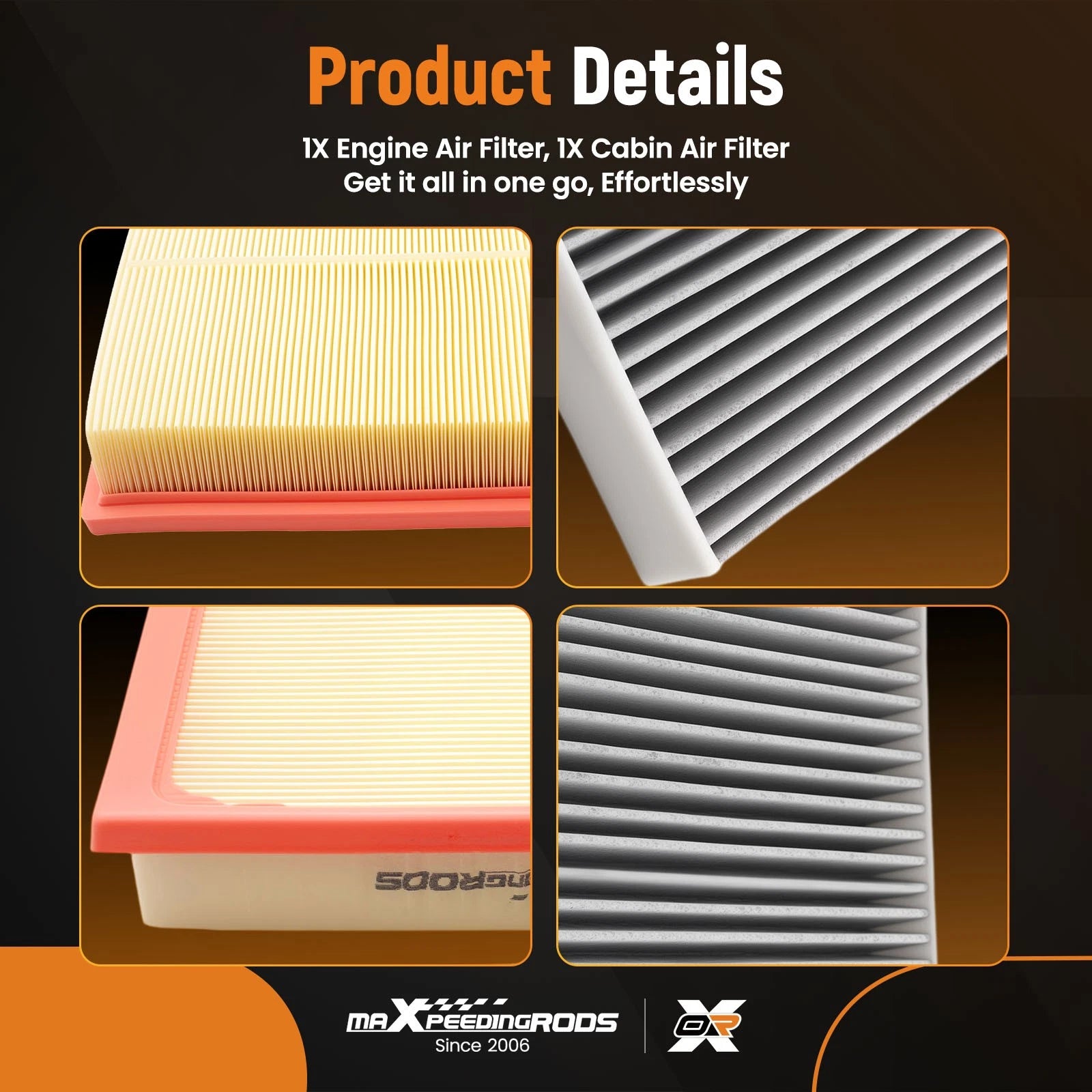 Engine Cabin Filter for Toyota Highlander (2020-2026)