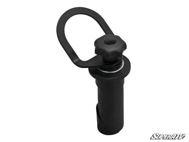 Latch and Go Tie Downs (Pair) for Polaris Ranger - Rubber Medium Swivel