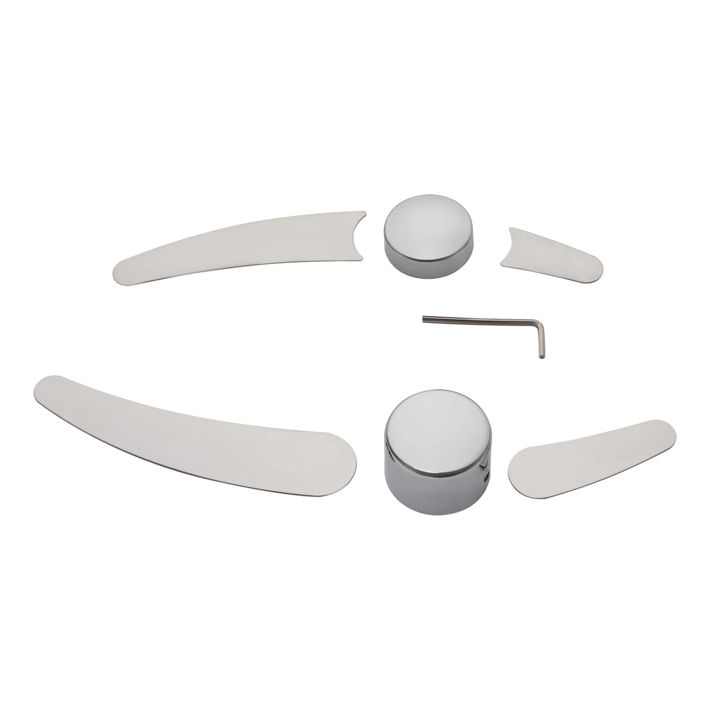 Frame Insert & Pivot Bolt Covers for Harley Softail Fat Boy (2000–2007)