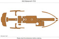EVA Pads for Mastercraft XT23 (2022) - Cockpit Swim Platform Teak Faux Flooring