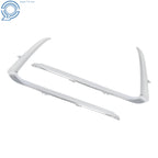 Set of 2 Chrome Bumper Fog Light Frame Trim Strips for Mazda CX-9 (2016–2022)