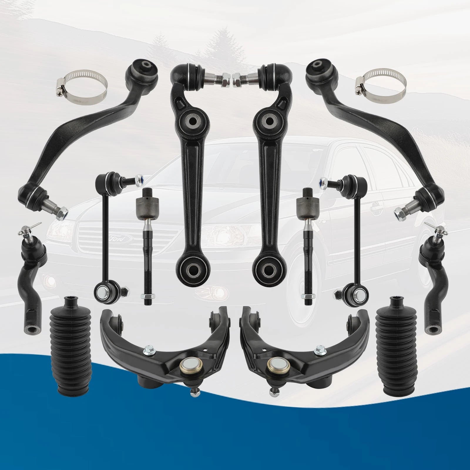 14pcs Control Arm Sway Bar for Ford Fusion (2010)