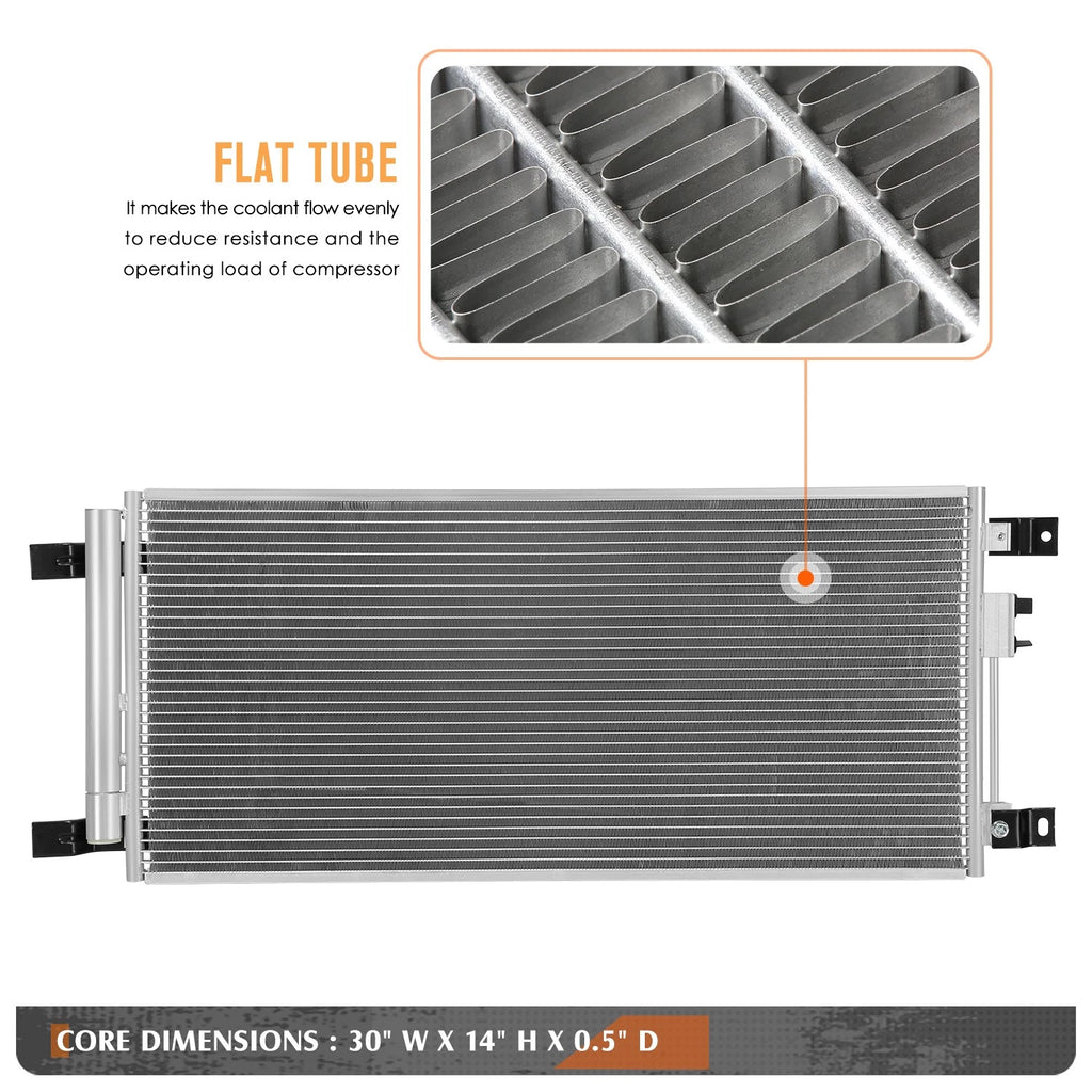 A/C Condenser for Ram 2500 3500 (2019–2022) Aluminum Core Replacement