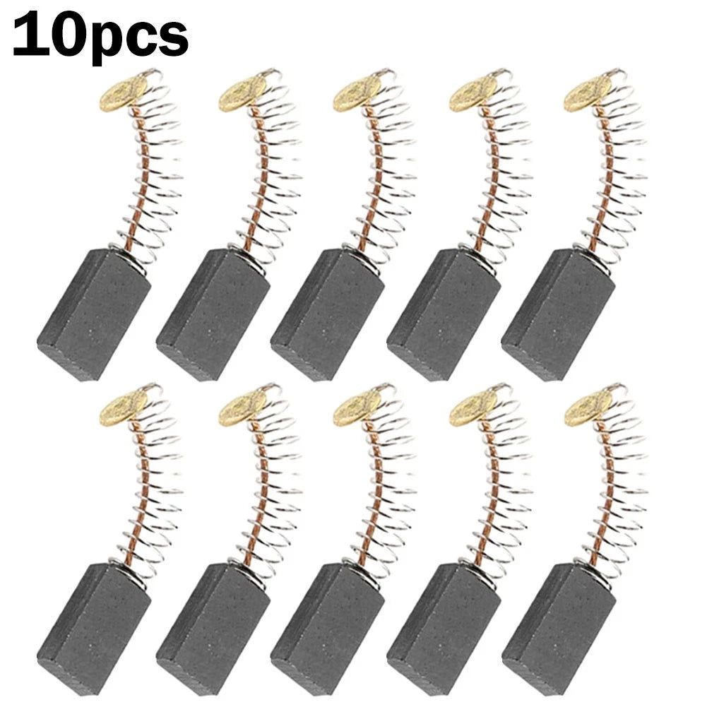 Set of 10 Carbon Brushes for Electric Drill Motor