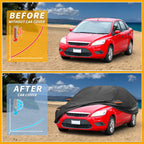 Car Cover Waterproof for Ford Focus Sedan (Black, Aluminum Film)