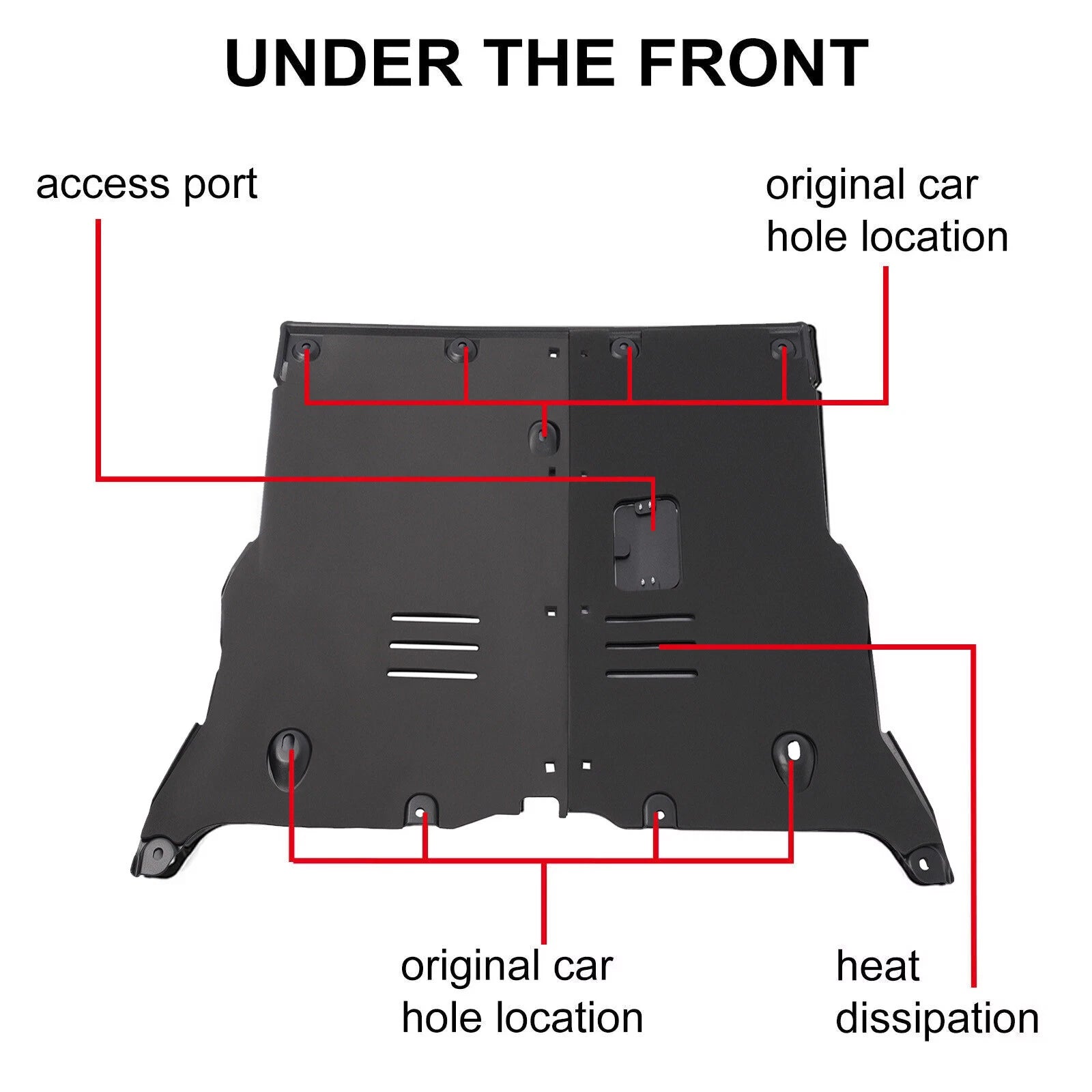 Front Skid Plate for Tesla Model 3 & Y (2017–2024)